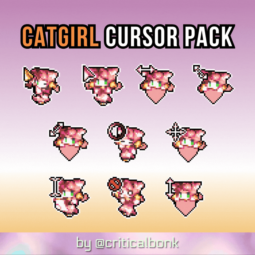 CATGIRL CURSOR Pack