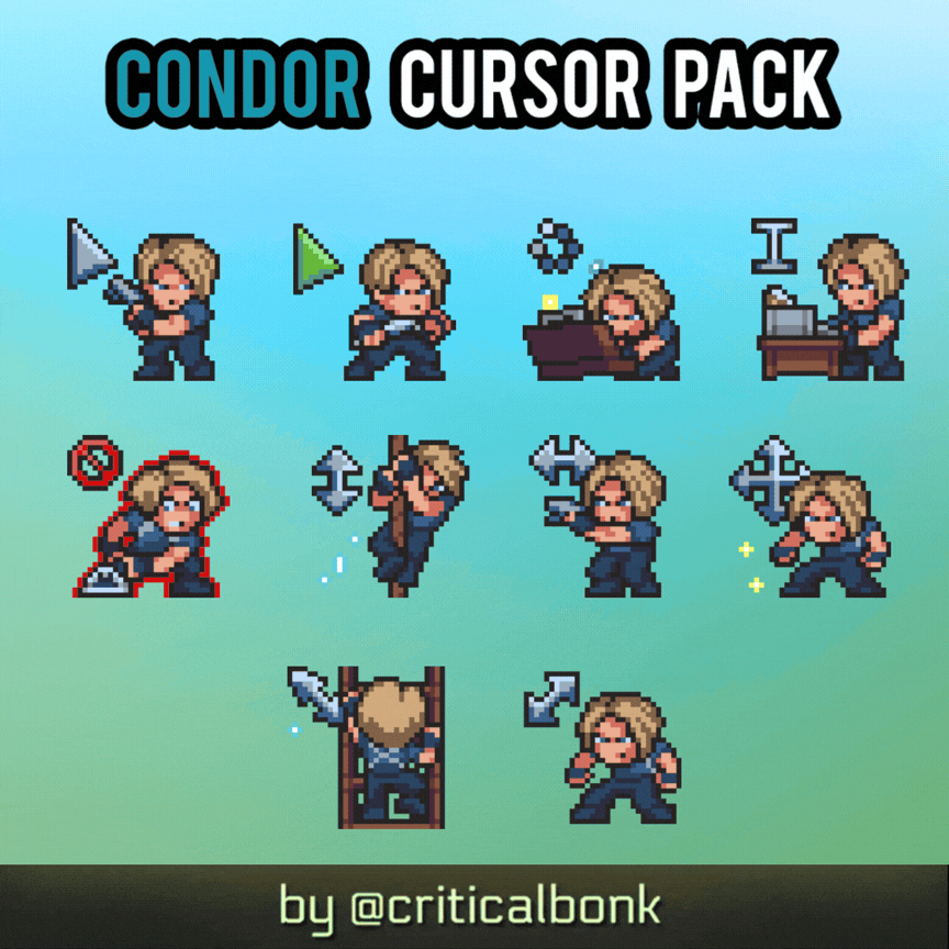 Condor One Cursor Pack — Animated Windows Cursors (.ANI)