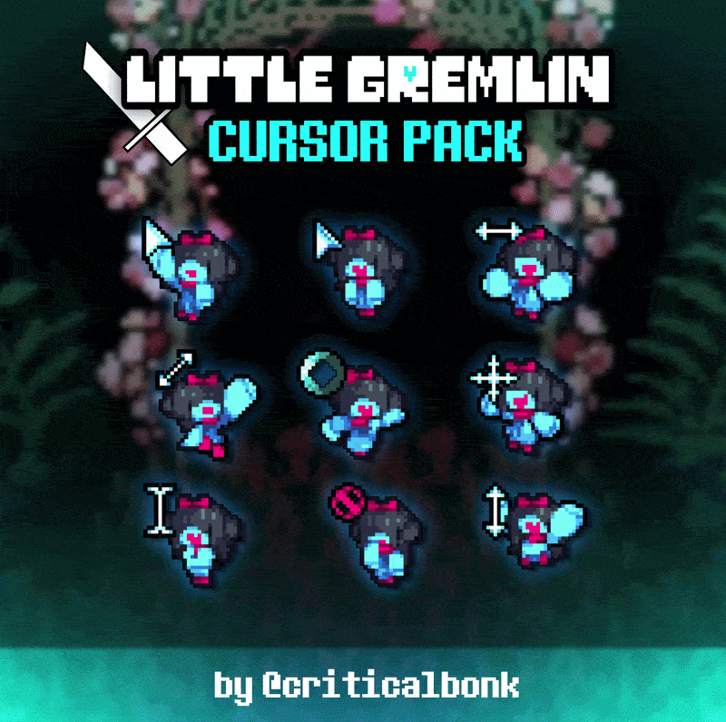LITTLE GREMLIN - 20 CURSORS Pack