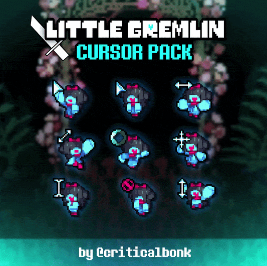 LITTLE GREMLIN - 20 CURSORS Pack