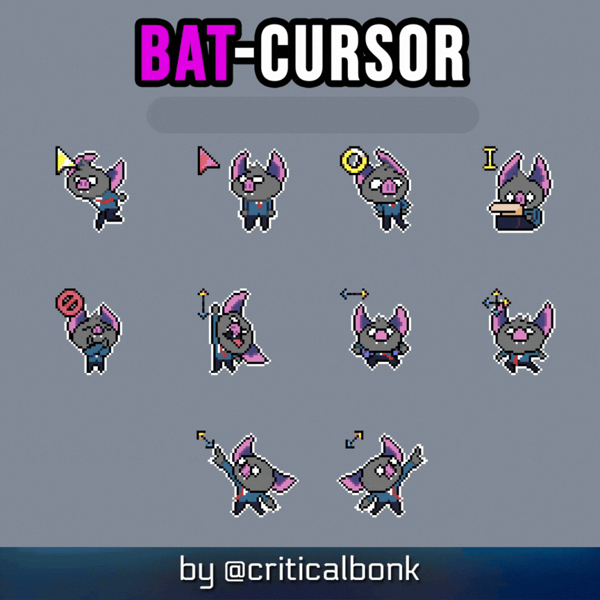 70 Premium Animated Cursors for Windows (.ANI)