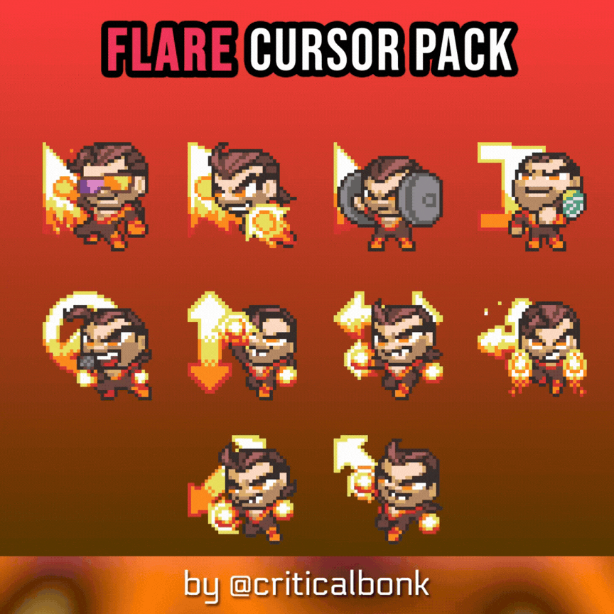 70 Premium Animated Cursors for Windows (.ANI)